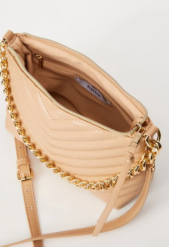 Quilted Zippered Crossbody - Image 6