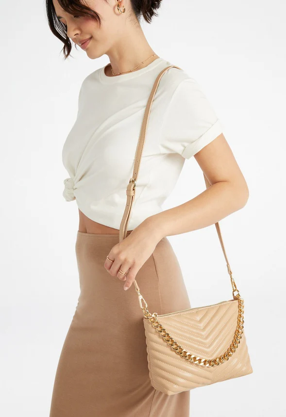 Quilted Zippered Crossbody - Image 8