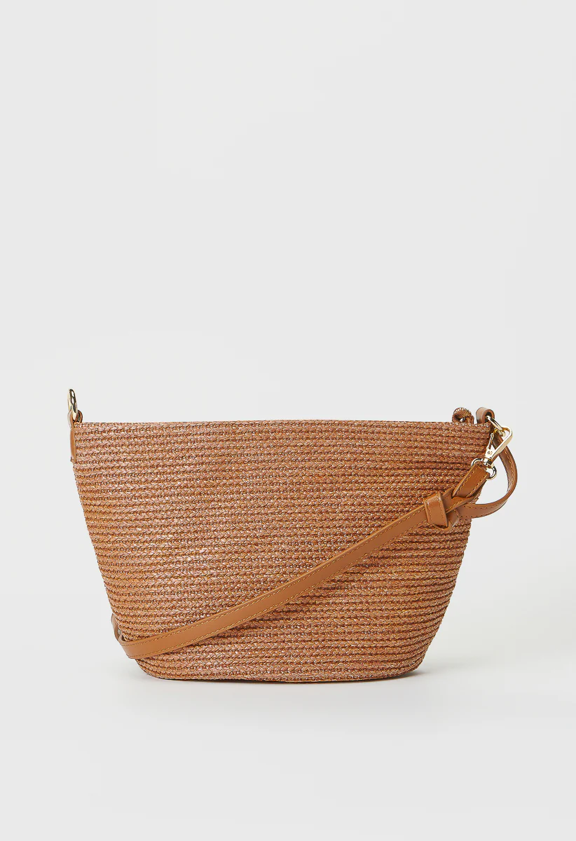 Raffia Pouch Crossbody - Image 3