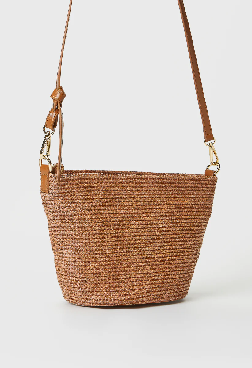 Raffia Pouch Crossbody - Image 4
