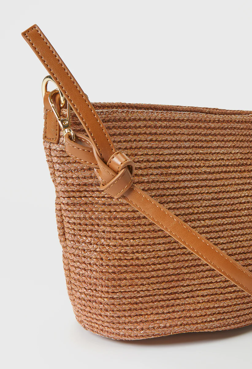 Raffia Pouch Crossbody - Image 5
