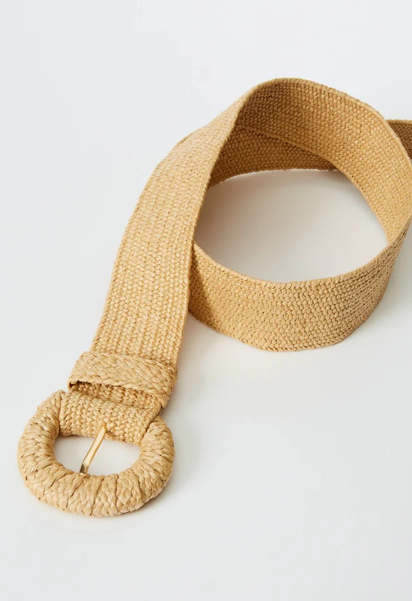 Raffia Woven Belt - Image 3
