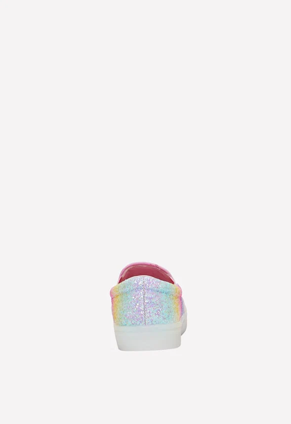 Rainbow Glitter Light Up Slip On - Image 7