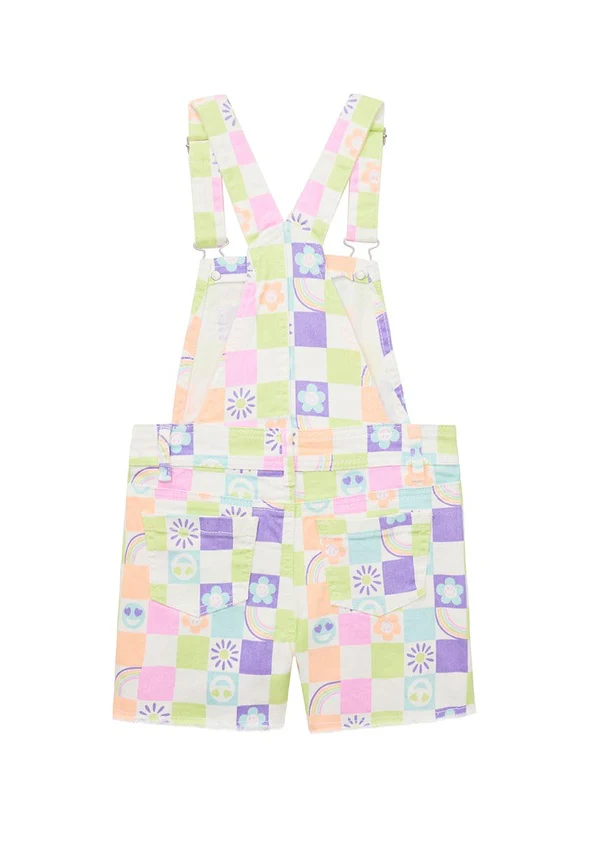 Rainbow Icon Checkered Shortall - Image 4