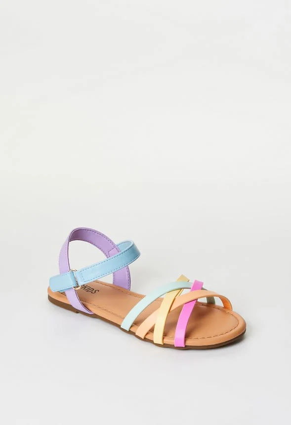 Rainbow Multi Strap Sandal - Image 2