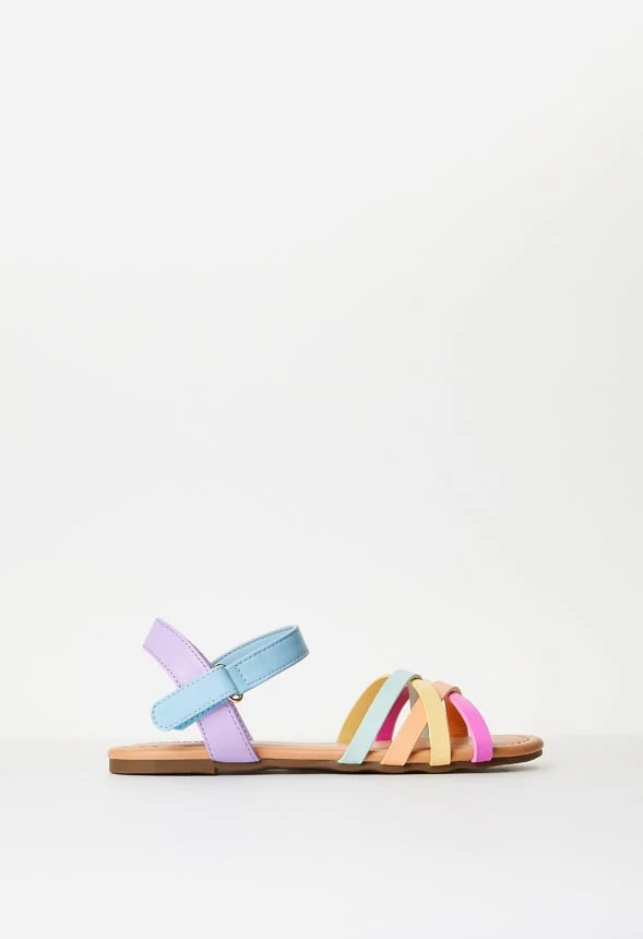 Rainbow Multi Strap Sandal - Image 5