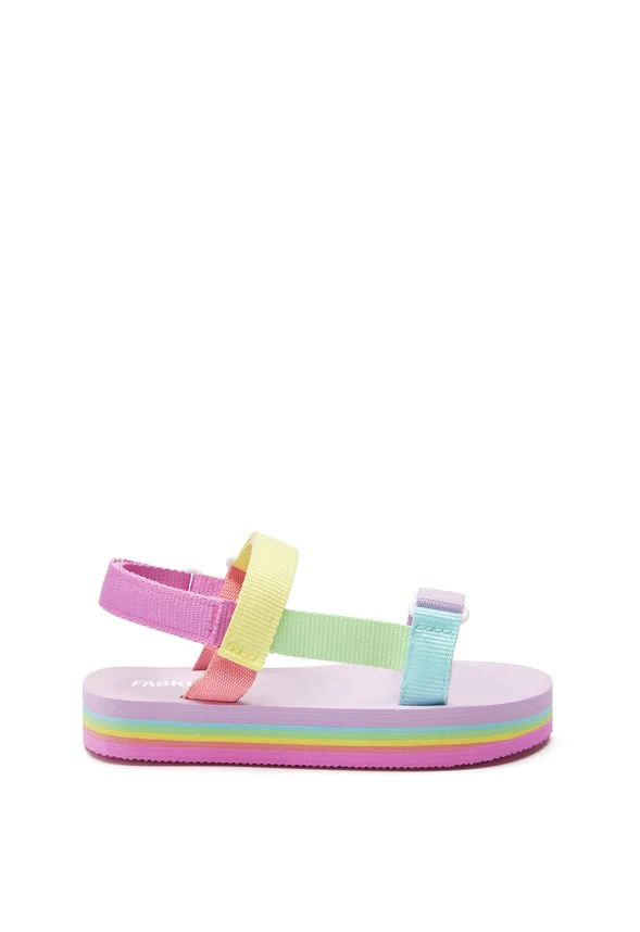 Rainbow Platform T-Strap Sandal - Image 3