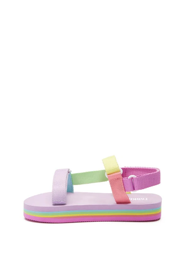Rainbow Platform T-Strap Sandal - Image 4