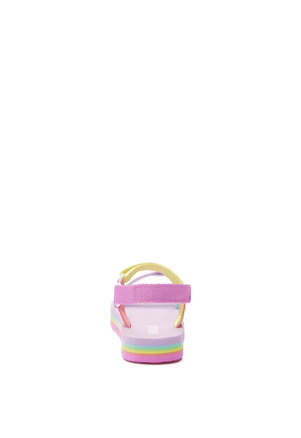 Rainbow Platform T-Strap Sandal - Image 6