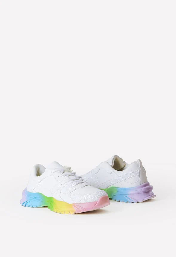 Rainbow Sole Athletic Sneaker - Image 2
