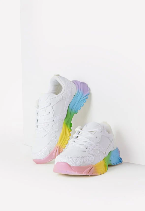 Rainbow Sole Athletic Sneaker - Image 3