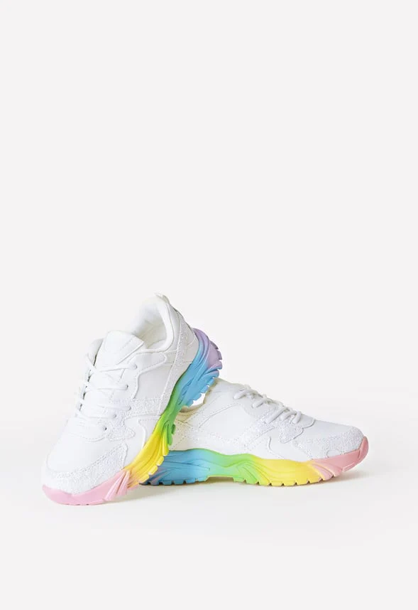 Rainbow Sole Athletic Sneaker - Image 4