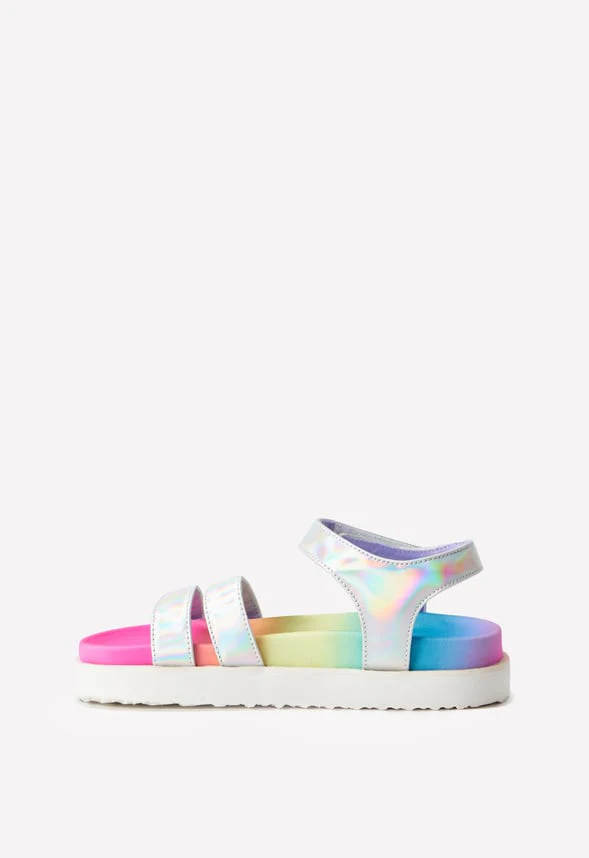 Rainbow Sole Platform Sandal - Image 4
