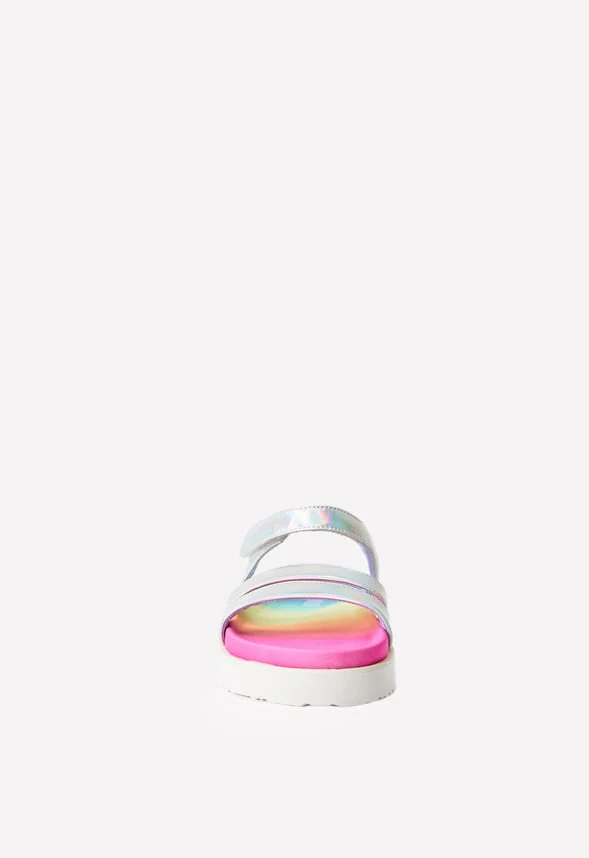 Rainbow Sole Platform Sandal - Image 5