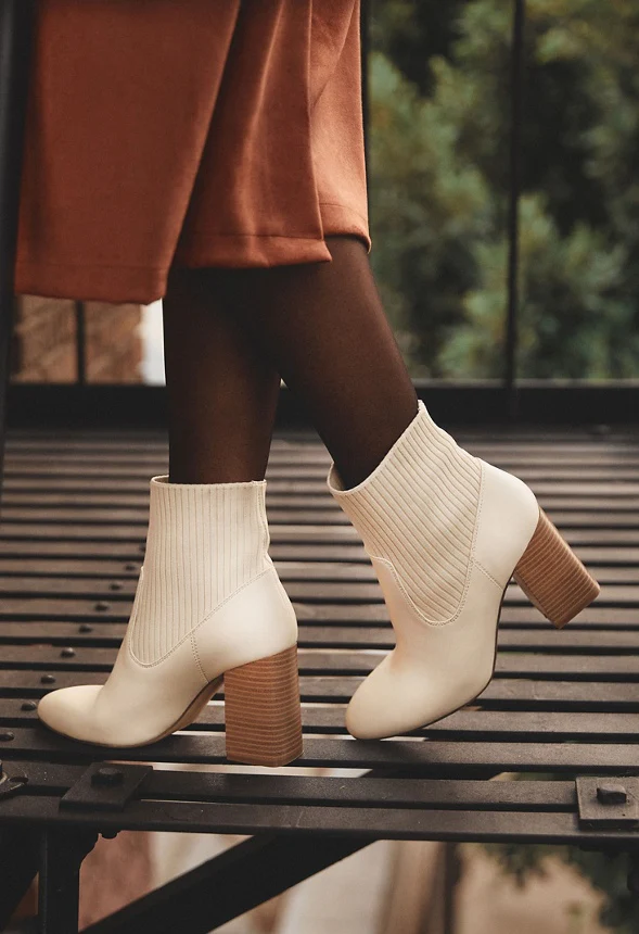Rainsford Knit Block-Heeled Bootie - Image 5