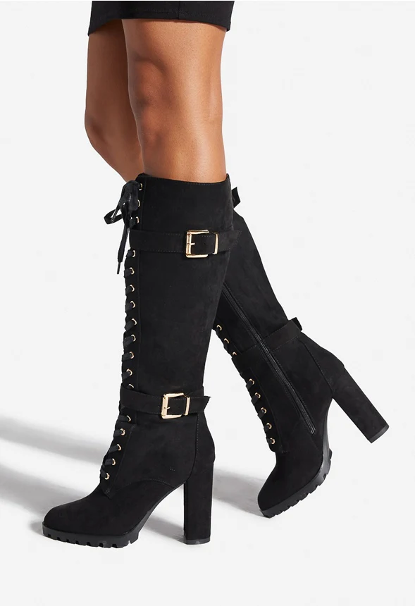 Rangi Tall Block Heeled Boot - Image 2