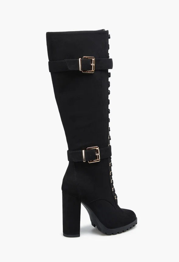 Rangi Tall Block Heeled Boot - Image 4