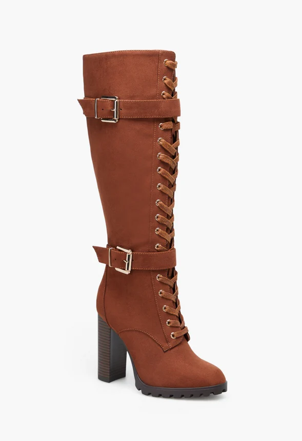 Rangi Tall Block Heeled Boot - Image 2