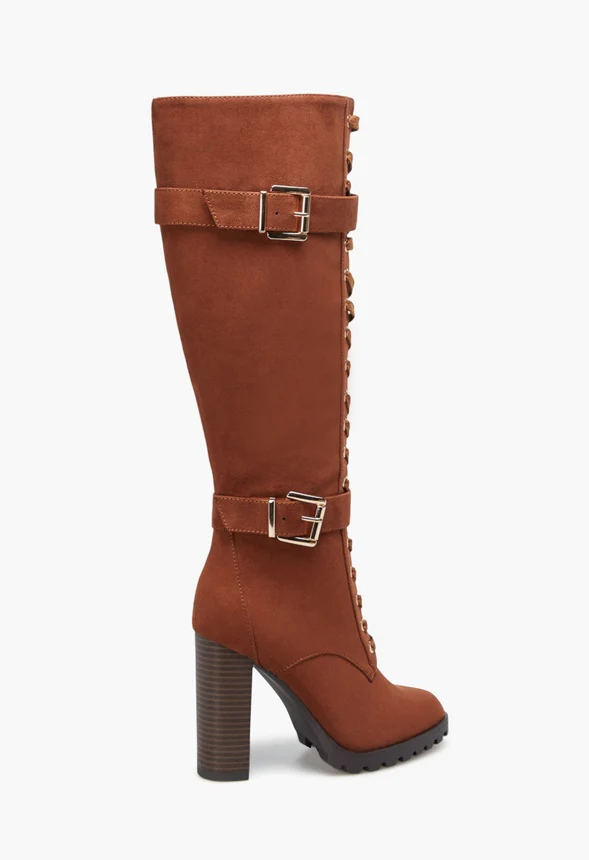 Rangi Tall Block Heeled Boot - Image 4
