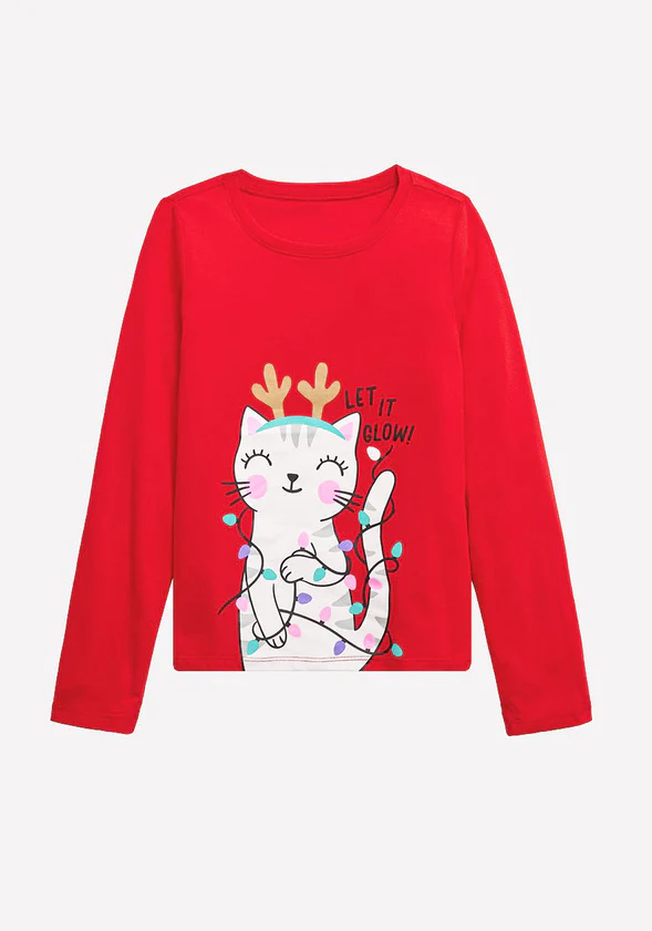 Reindeer Cat Tee - Image 2