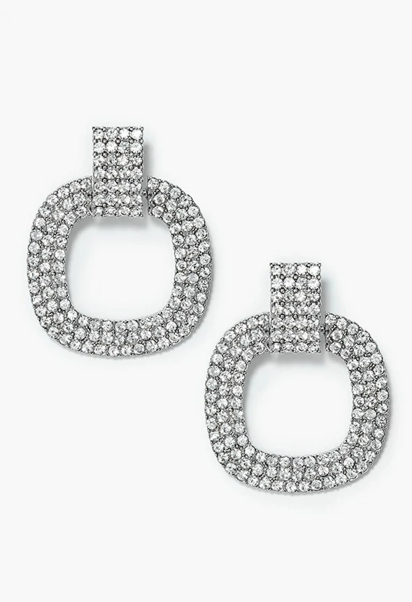 Remi Rhinestone Drop Earrings - Image 3