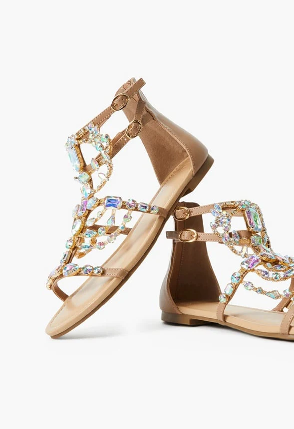 Remy Embellished Gladiator Sandal - Image 5