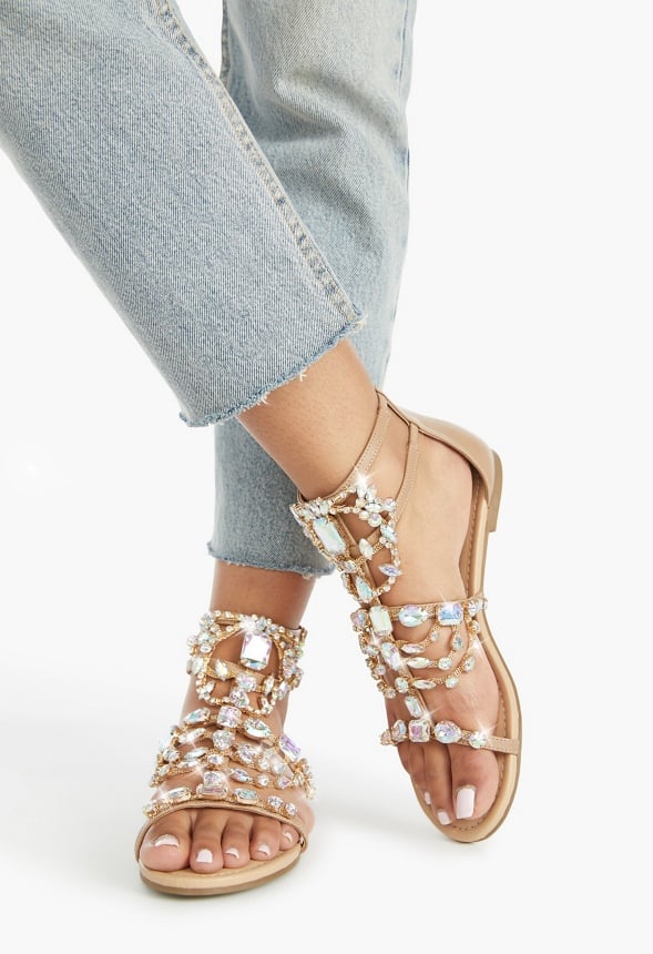 Remy Embellished Gladiator Sandal - Image 9