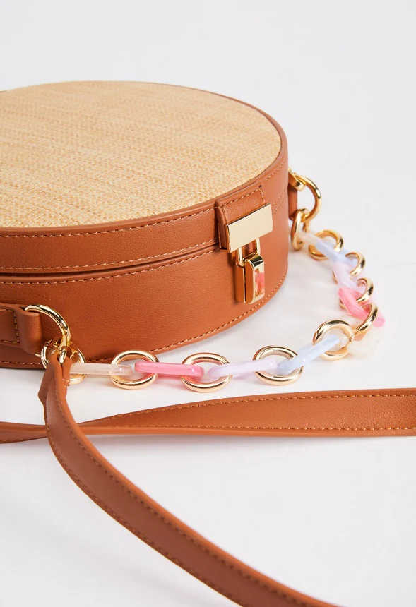 Resin Handle Canteen Crossbody Bag - Image 5