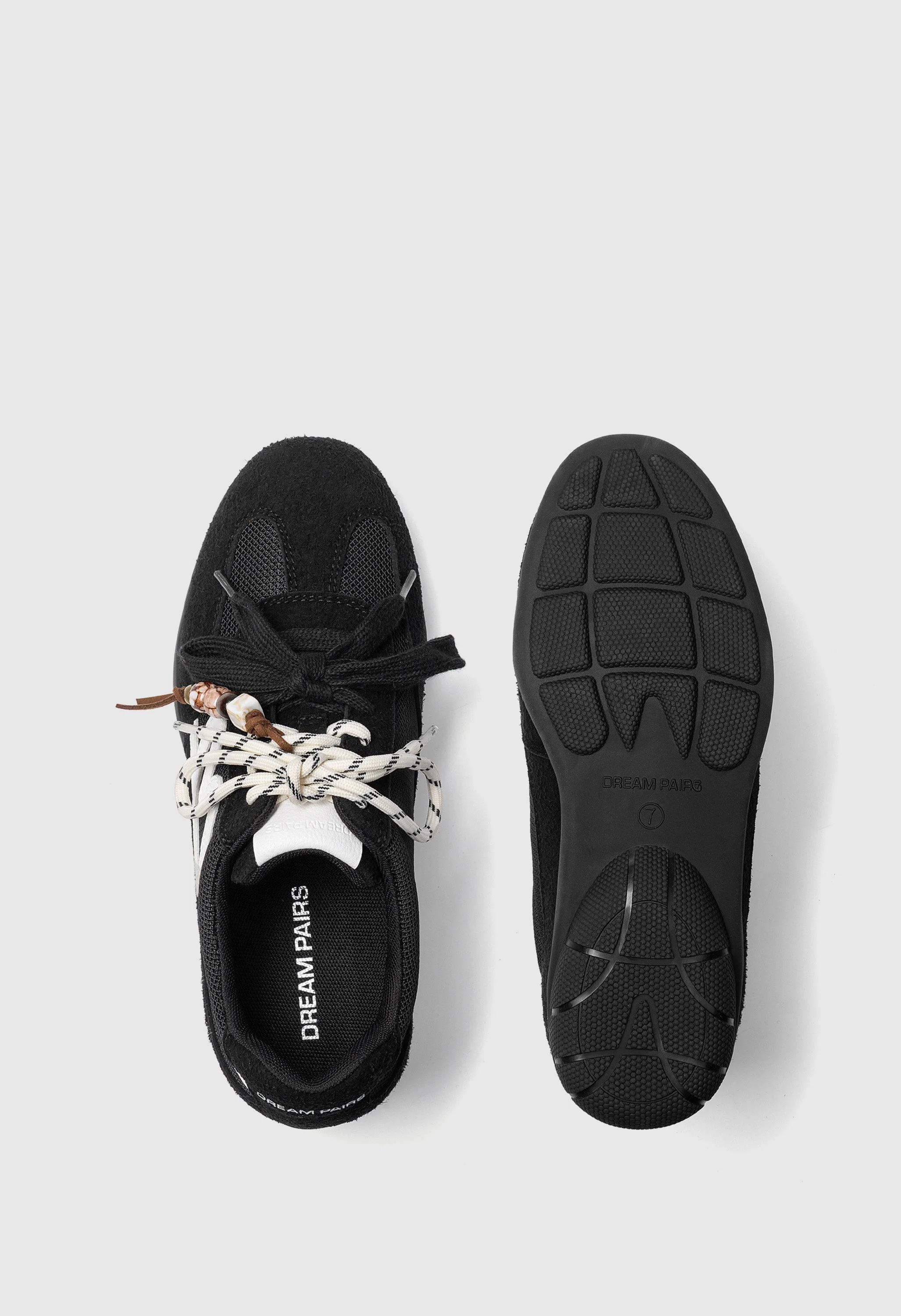 Retro Faux Suede Breathable Walking Shoes - Image 3