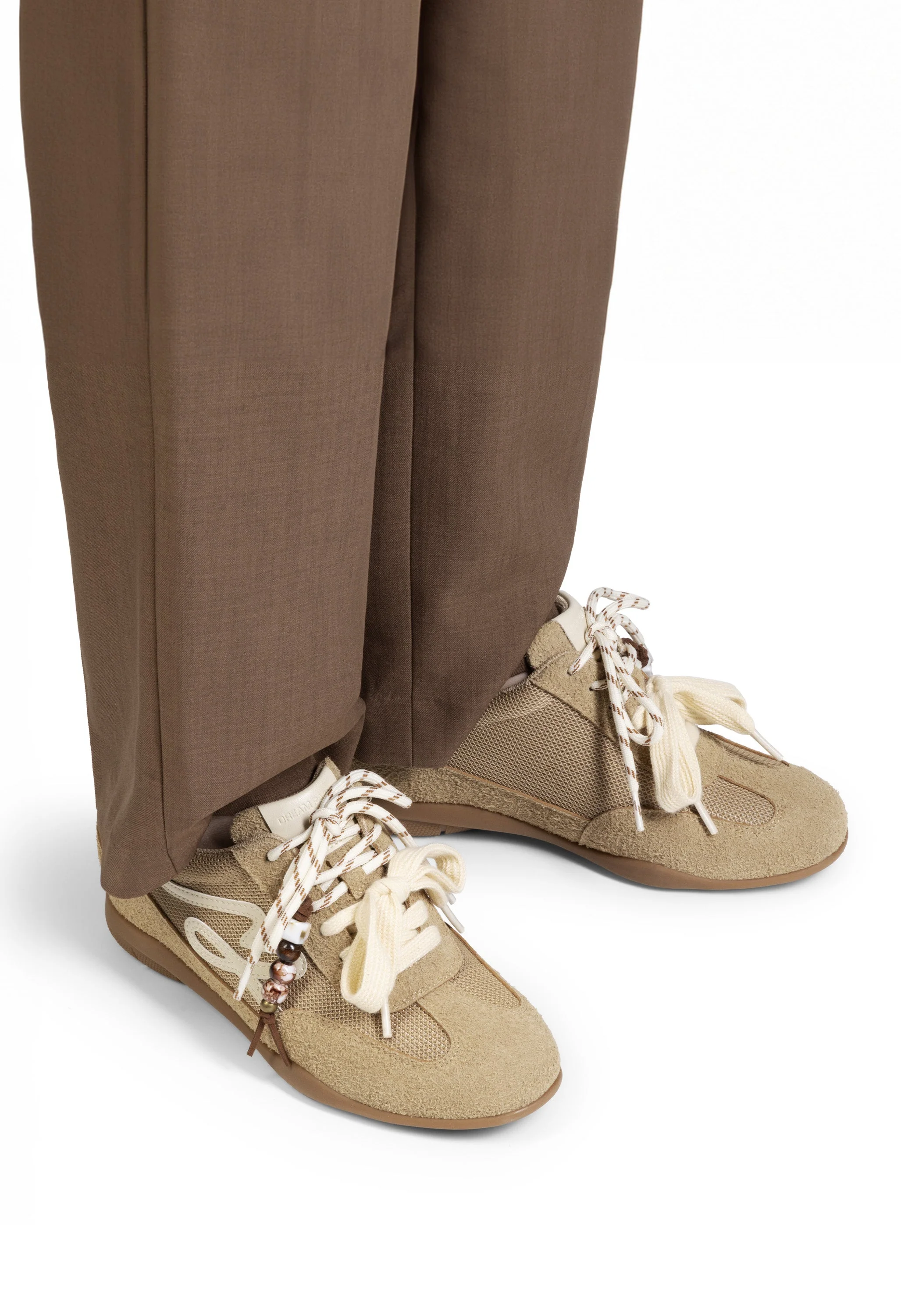 Retro Faux Suede Breathable Walking Shoes - Image 5