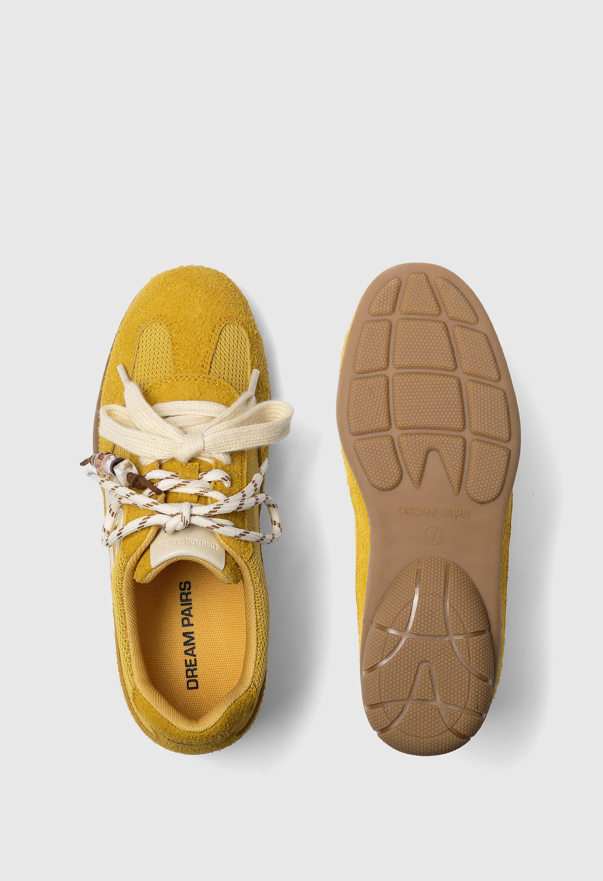 Retro Faux Suede Breathable Walking Shoes - Image 3