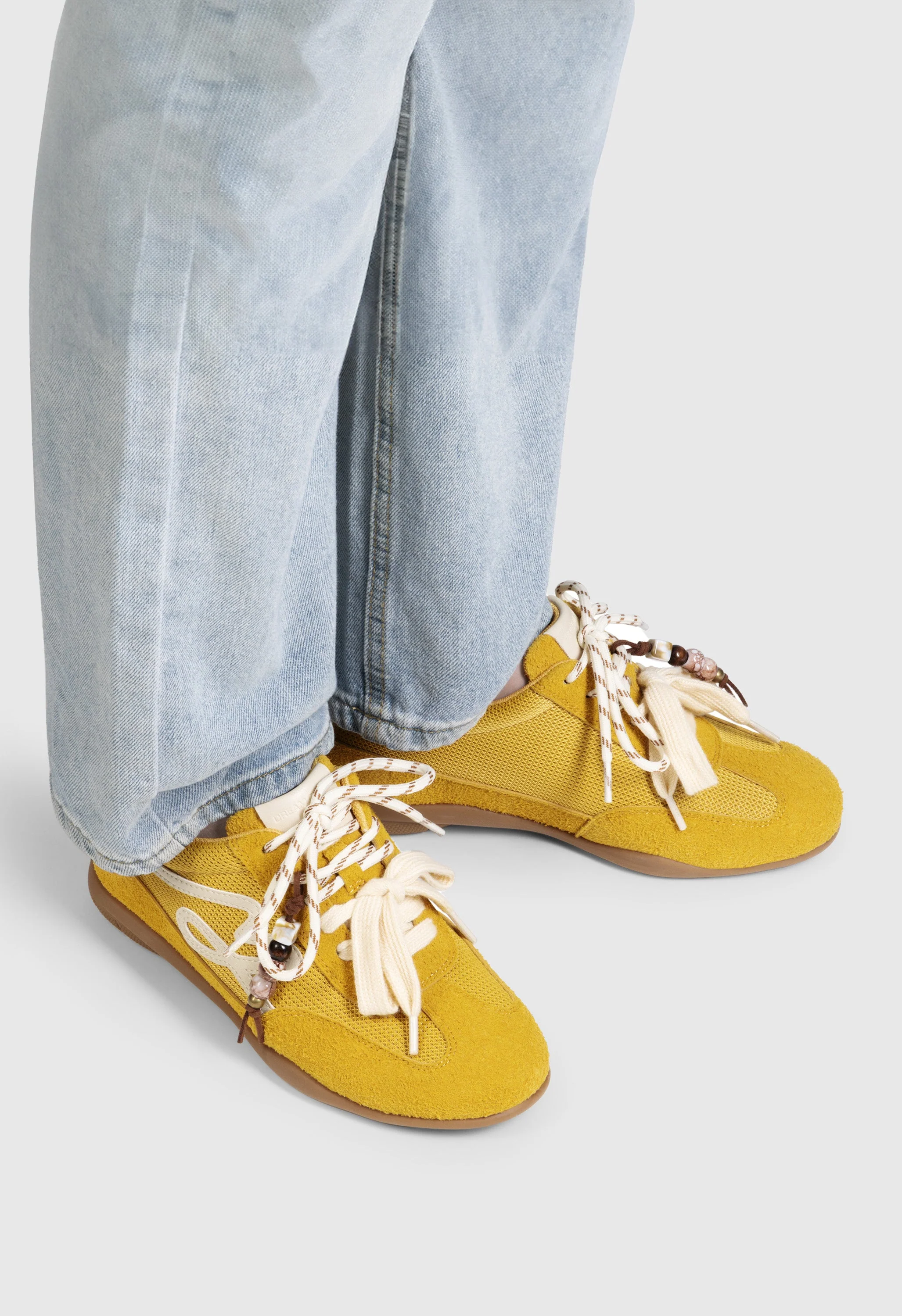Retro Faux Suede Breathable Walking Shoes - Image 4