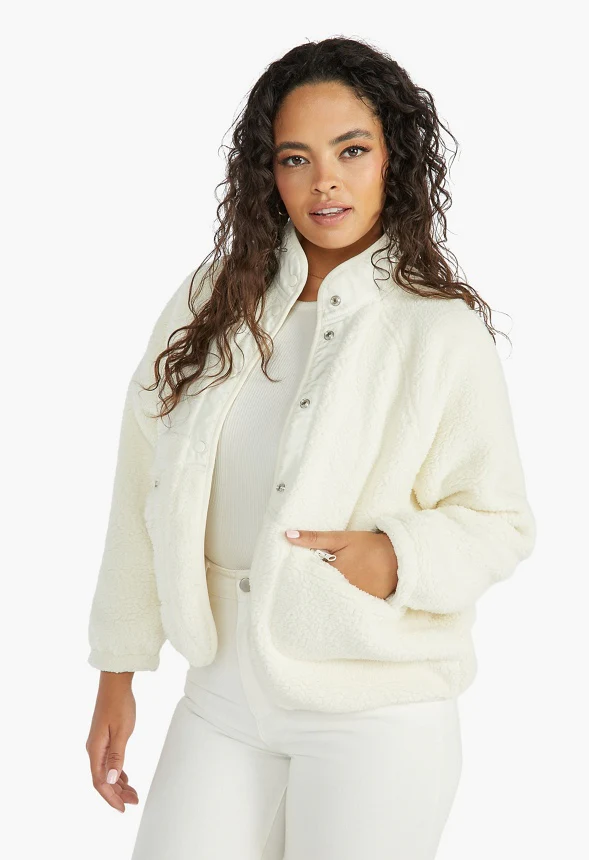 Retro Polar Fleece Jacket - Image 5
