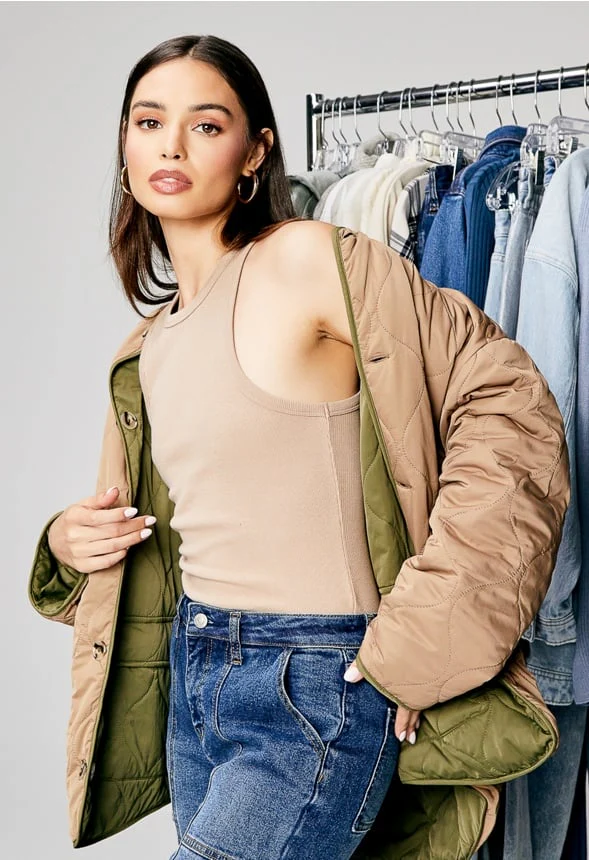 Reversible Quilted Liner Jacket - Image 9