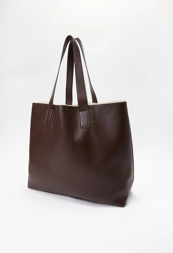 Reversible Sherpa Tote - Image 3