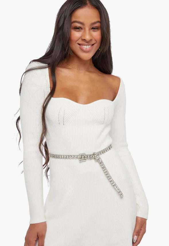Rhinestone Chain Belt - Image 3