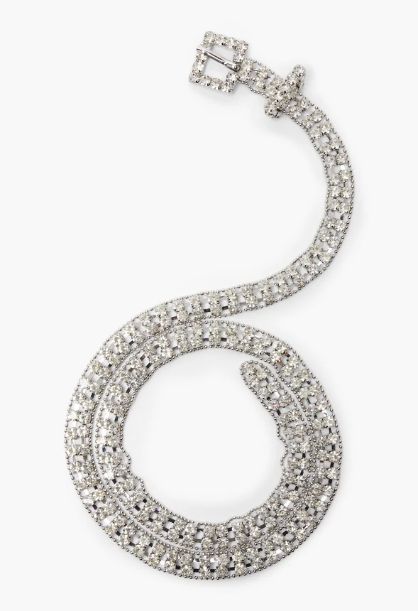 Rhinestone Chain Belt - Image 4