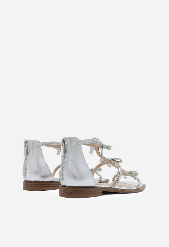 Rhinestone Chic Flat Sandals - Image 6