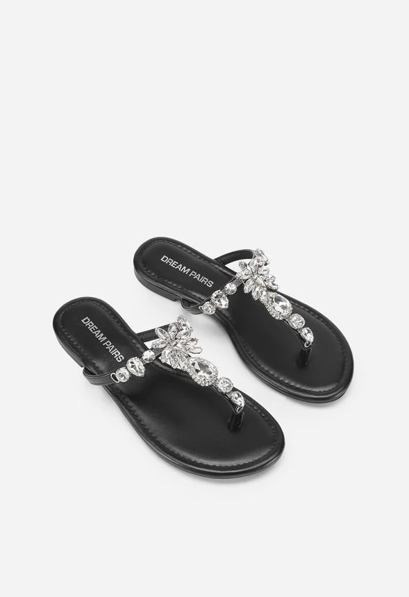 Rhinestone Flip Flops - Image 4