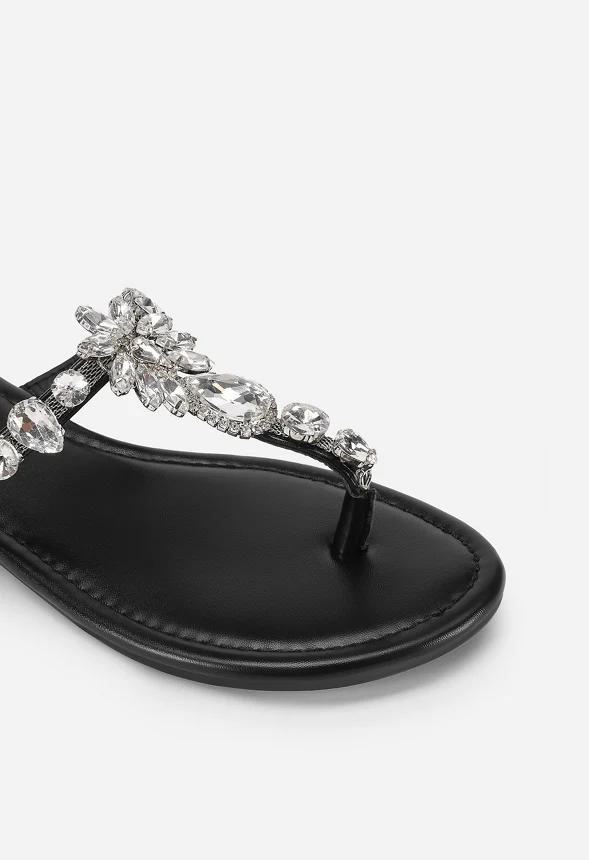 Rhinestone Flip Flops - Image 5