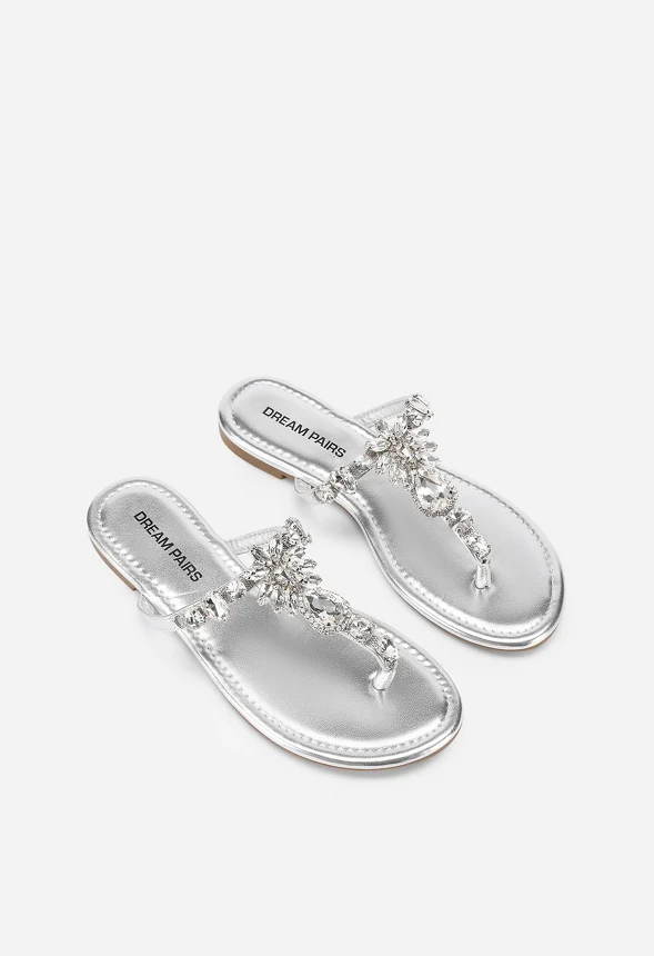 Rhinestone Flip Flops - Image 3