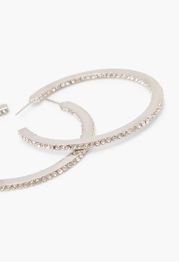 Rhinestone Hoops - Image 2