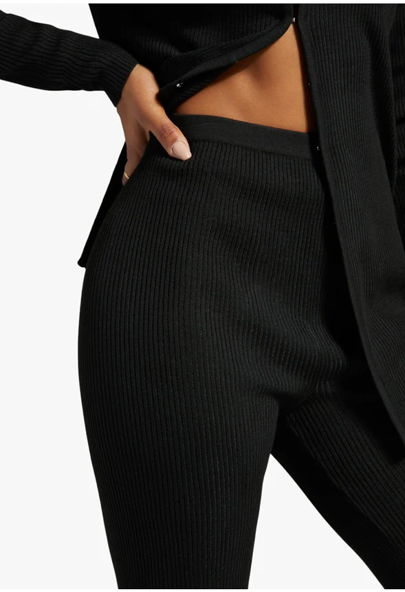 Rib Flare Pants - Image 3