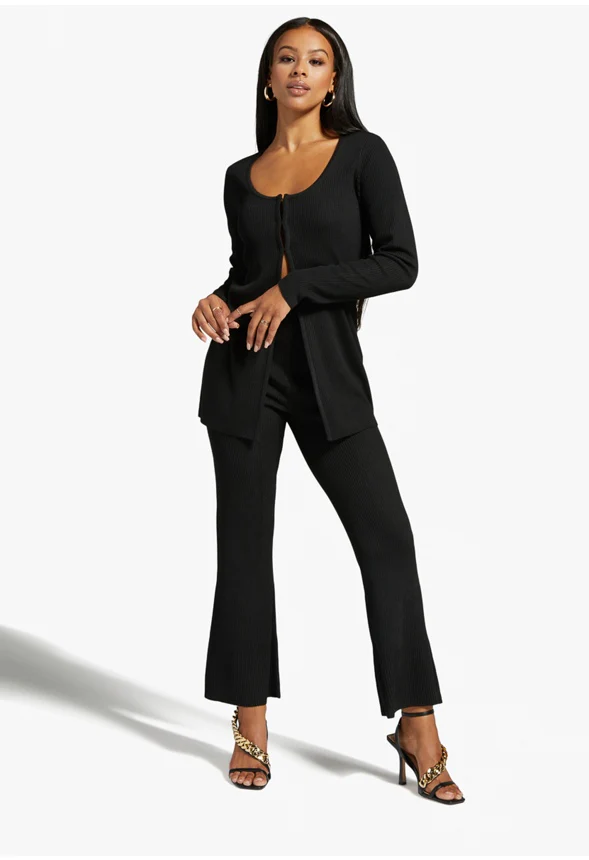 Rib Flare Pants - Image 4