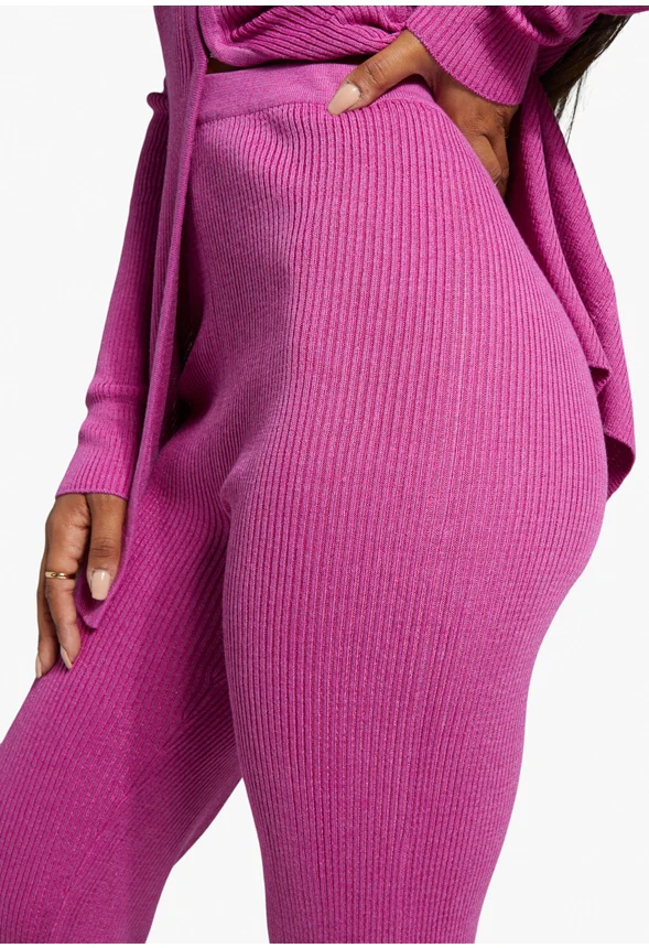 Rib Flare Pants - Image 3