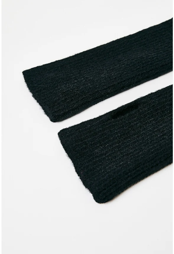 Rib Knit Arm Warmer - Image 3