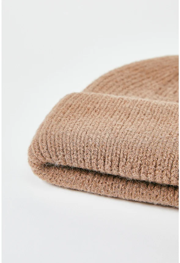 Rib Knit Beanie - Image 3