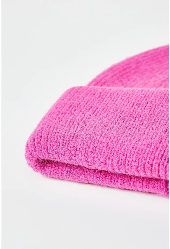 Rib Knit Beanie - Image 3