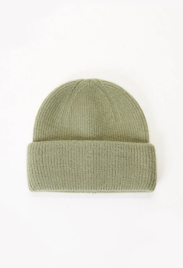 Rib Knit Beanie - Image 2