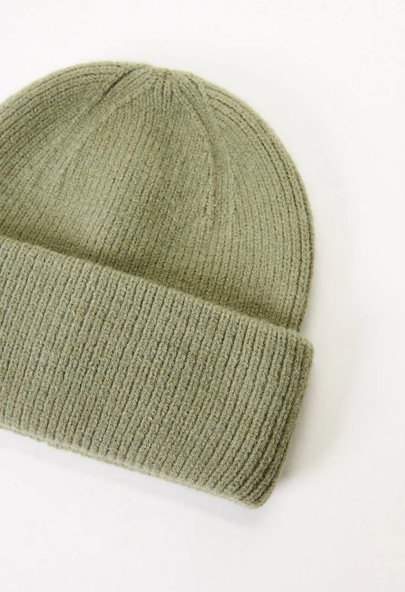 Rib Knit Beanie - Image 3